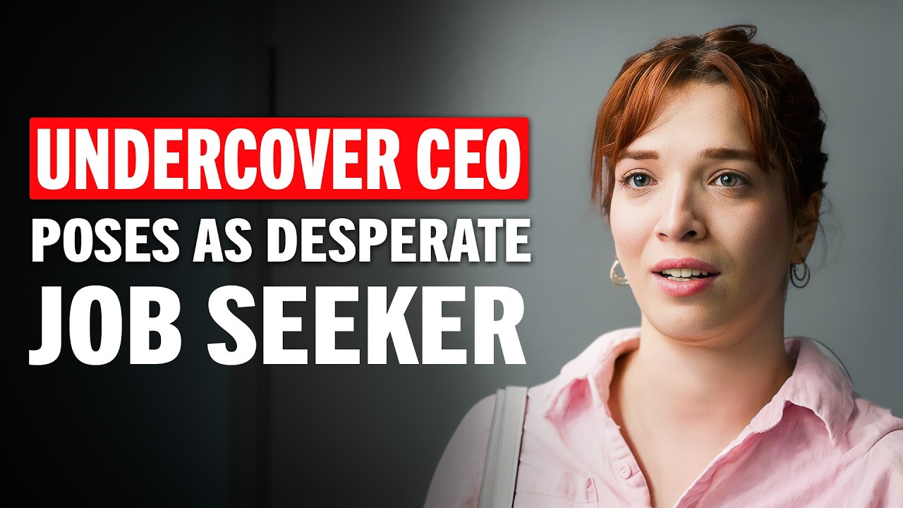Undercover CEO Poses as Job Seeker and Finds Unexpected Kindness