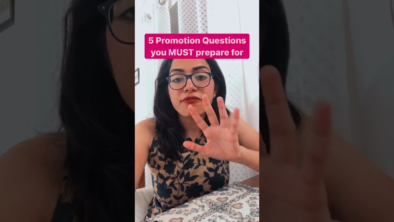 5 promotion interview questions you MUST prepare for #shorts #interviewtips #interviewquestions