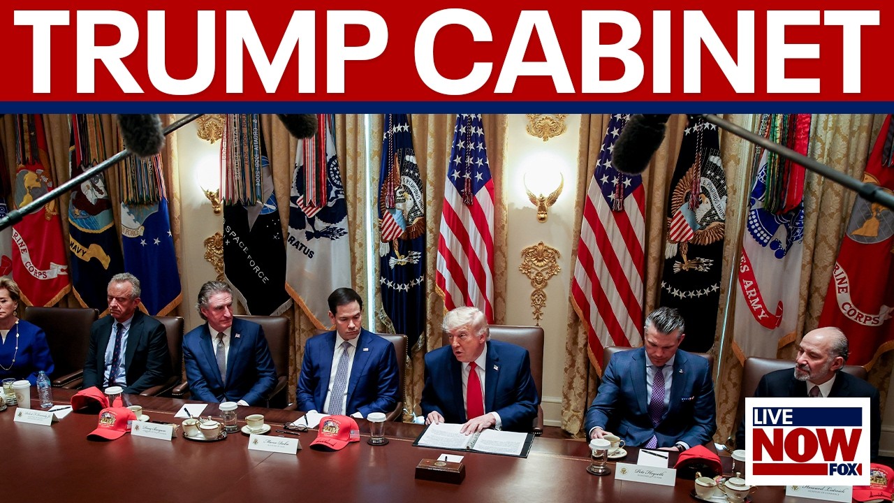 Trump holds emergency cabinet meeting on Iran, gas prices, Strait of Hormuz, FIFA & more