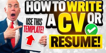 HOW TO WRITE A CV or RESUME IN 2025! (CV and RESUME WRITING TIPS!) CV and RESUME TEMPLATES INCLUDED!