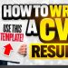 HOW TO WRITE A CV or RESUME IN 2025! (CV and RESUME WRITING TIPS!) CV and RESUME TEMPLATES INCLUDED!