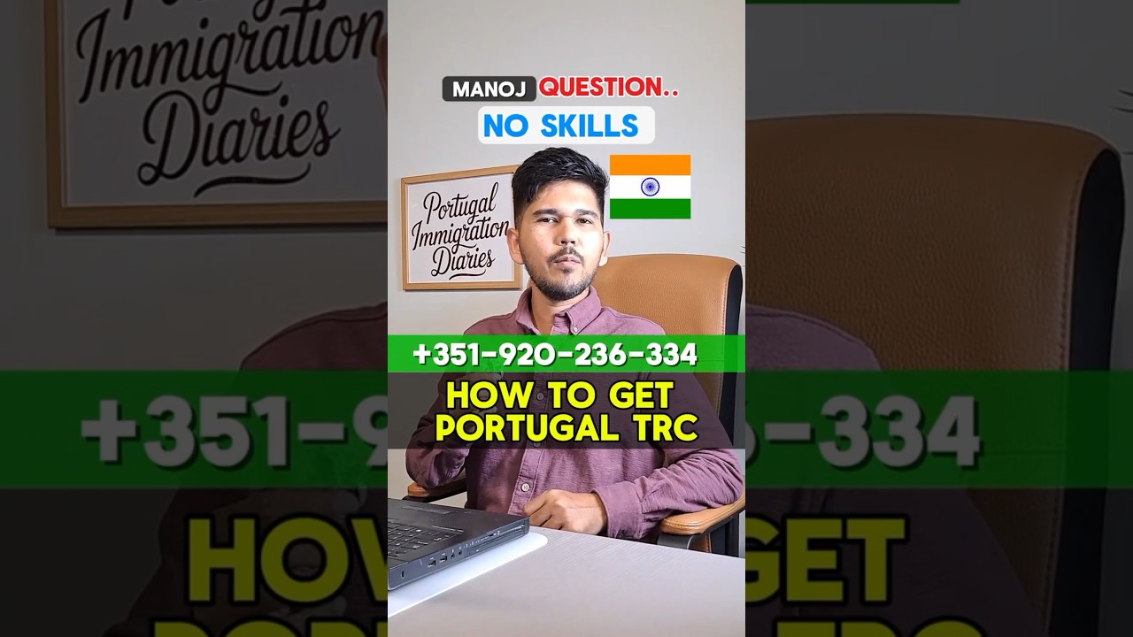 Portugal Job Seeker Visa 2025 | How to get Portugal TRC without any Skills Work Visa