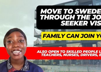 WORK & LIVE IN SWEDEN | Move to Sweden through the Job Seeker Visa | Family Can Join You