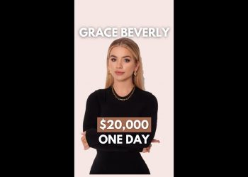 MAKING $20,000 IN 1 DAY SELLING PDFs | Grace Beverley #shorts