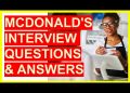 7 McDonald's INTERVIEW QUESTIONS & Answers! (Become a McDonald's CREW MEMBER!)