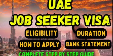 UAE JOB SEEKER VISA-  How to Apply without Agent, Eligibility, Critera, Documents Required, Fees