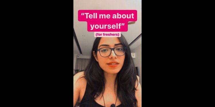 Interview tip for freshers: Tell me about yourself #interview #interviewtips #interviewquestions
