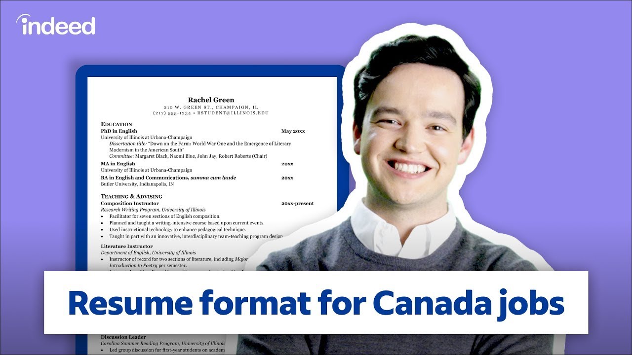 How to Write a Resume in 5 Steps (Canada Resume Format) | Indeed