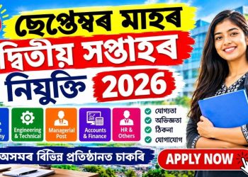 All Assam Private Job Vacancy | Private Job Assam 2026 | Assam Job News Today 2026 | Assam Job Today