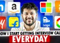 How did I start getting interview calls everyday using Naukri & LinkedIn