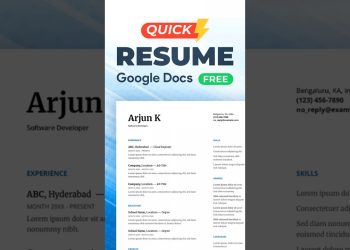 How to Make a Resume on Google Docs | Easy Resume Builder