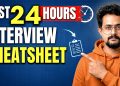 8 Tips to Crack Any INTERVIEW | Last 24-Hour Preparation Guide