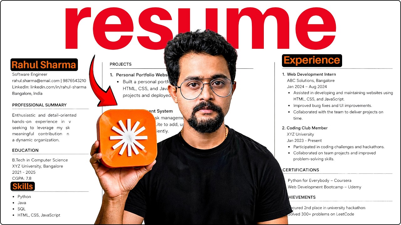 I FIXED My Resume Using CLAUDE AI (98% ATS Score)