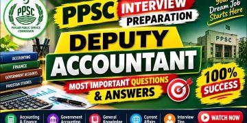 PPSC Deputy Accountant Interview 2026 | Most Important Questions | Interview Preparation