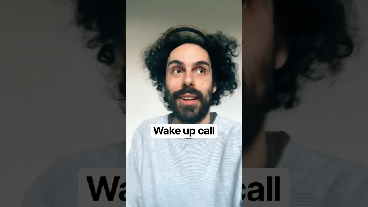 Wake Up Call | Massimo Peluso #career #careeradvice