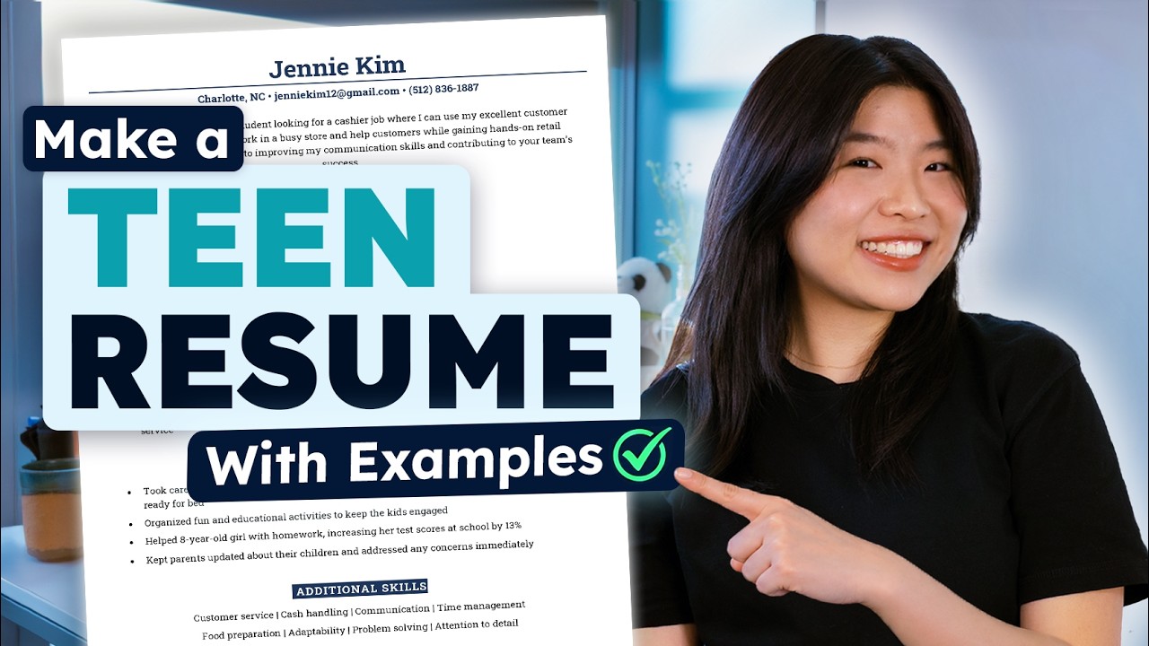 EASY GUIDE to Writing a Teen Resume (with Examples & FREE Templates!)