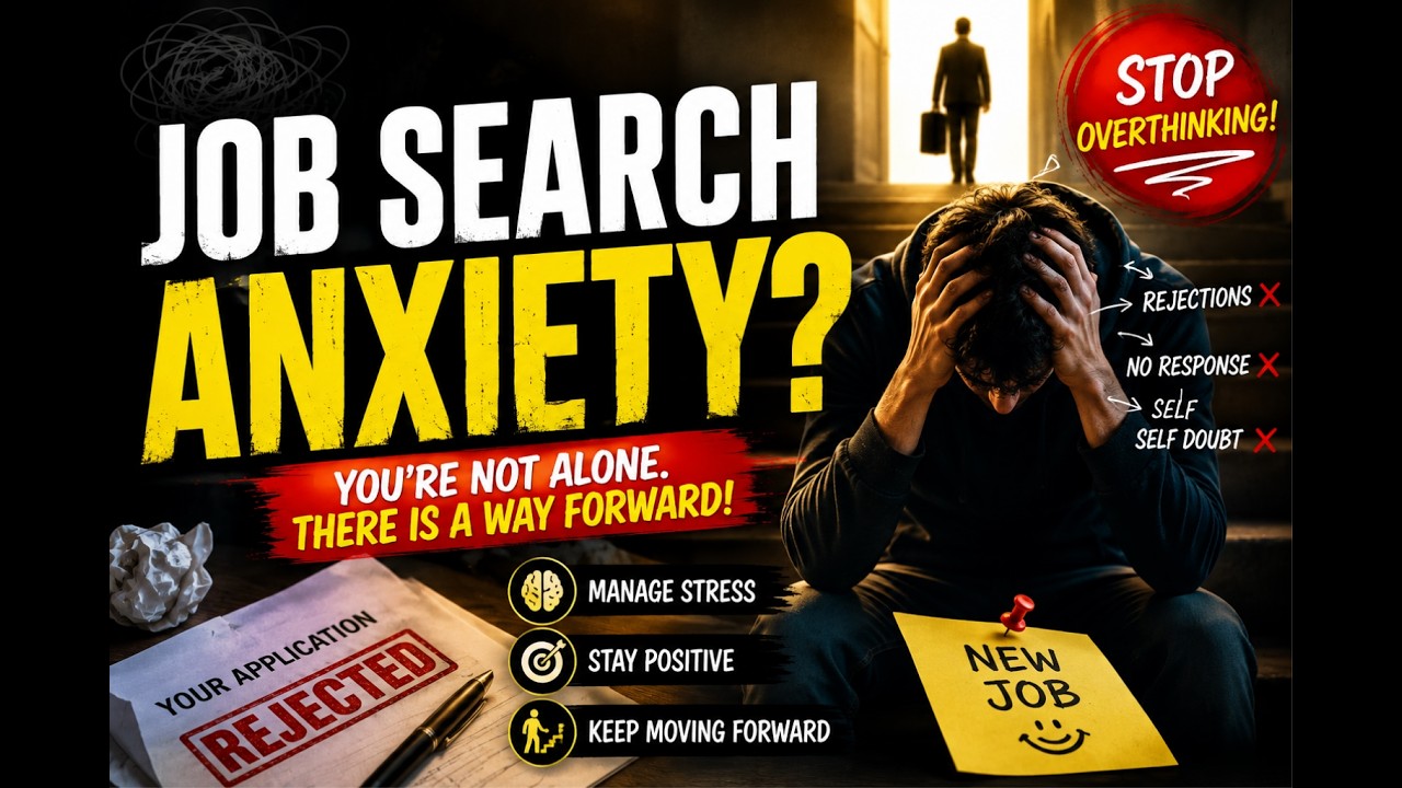 How to Overcome Job Search Anxiety, Fear & Doubt | Stay Positive & Keep Moving Forward